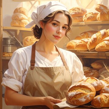 Bakery woman