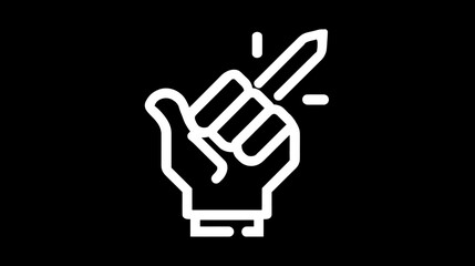 Fototapeta premium Hand Holding Modern Key Icon - Digital Access, Security Solution, Unlock Concept, Essential Information Access Vector