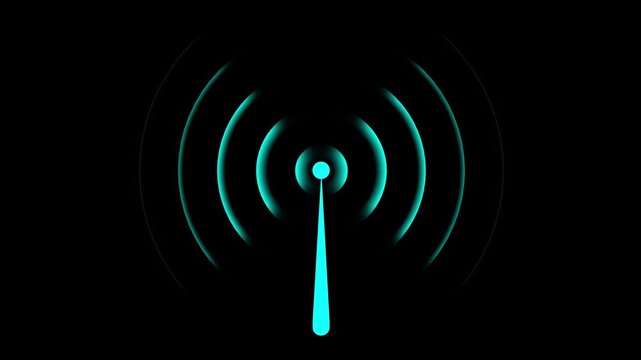 Wi-fi wireless internet network net connection icon logo wi-fi . technology wireless signal icon