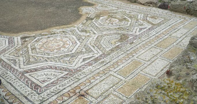 The archaeological site of Nora, located near Pula in the south of Sardinia, Italy.