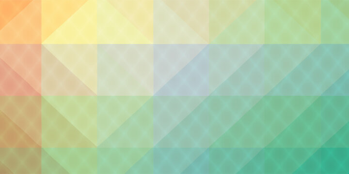 Dark Green, Red vector gradient triangles template