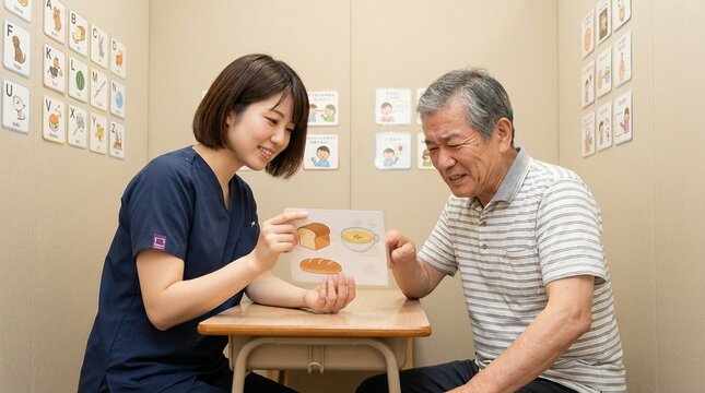 言語聴覚士による失語症リハビリ：言葉を取り戻す瞬間