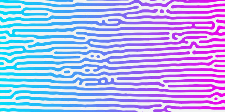 Abstract Reaction-diffusion Turing pattern natural texture gray gradient color scheme. Linear design with biological algorithm psychedelic background. Reaction-diffusion or truing patter