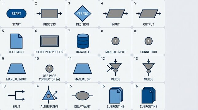 Flowchart Symbols and Icons for Business Process Mapping