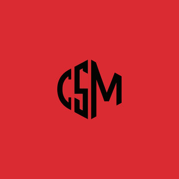 Monogram CSM Logo Design.