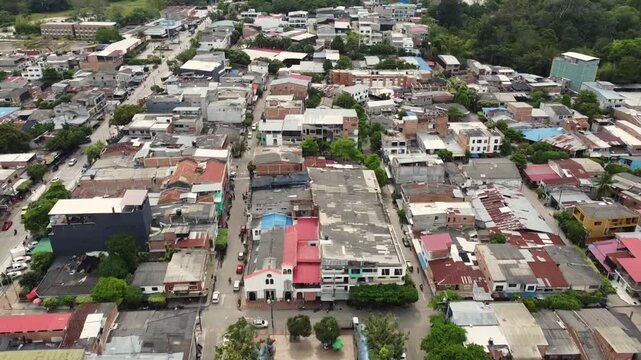 Doradal, Antioquia - Colombia. March 12, 2026. Township of the municipality of Puerto Triunfo, with 5,623 inhabitants.