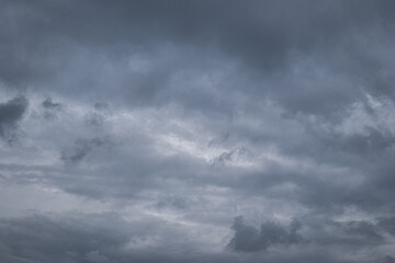 Fototapeta premium dark dramatic sky. stormy clouds. before the storm. stratus clouds.