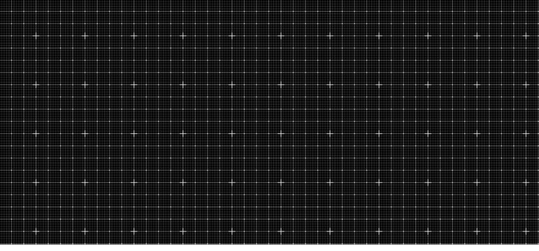 Seamless pattern micro node cross grid blueprint, black surface. Dense line spacing geometry layout, interface wireframes dashboards planning pages engineering diagrams technology visuals.
