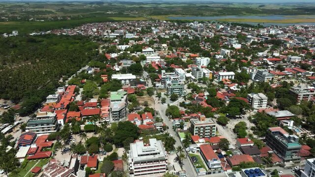 The most famous beach in the entire world. Aerial view of Merepe Beach in the city of Porto de Galinhas, Pernambuco state, Brazil. 12-05-2025