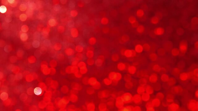 Lunar New Year background.Dancing red highlights and bokeh.New Year and Christmas festive wallpaper. 4k footage