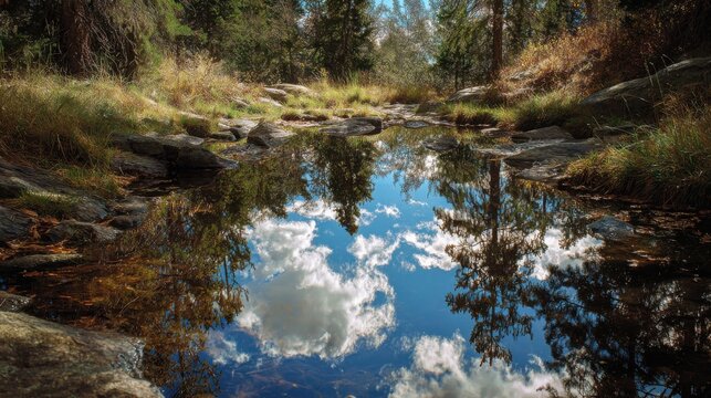 stream in the forest