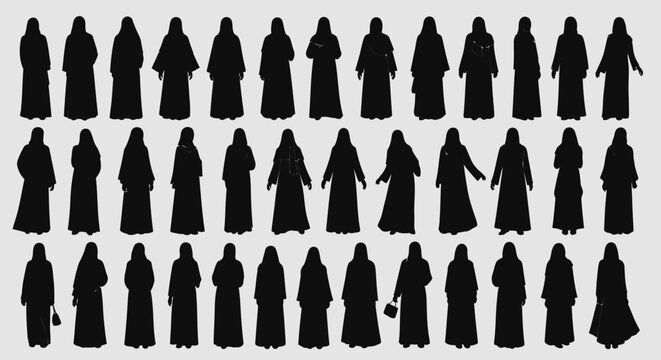 Group of people in black robes.
