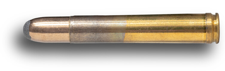 Fototapeta premium Shadow under a 458 cartridge for dangerous game hunting