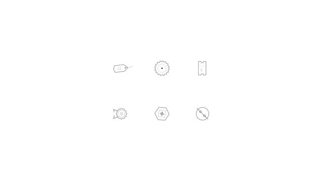 Minimalist Sale Discount Icons Bundle Loop
