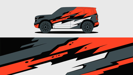 Car with flame design graphics. © IP STOCK