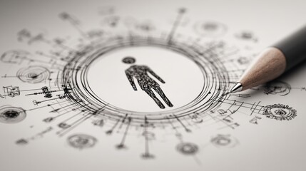 Fototapeta premium Organizations apply human centered design principles to develop products and services that enhance usability, satisfaction, and overall customer value. 