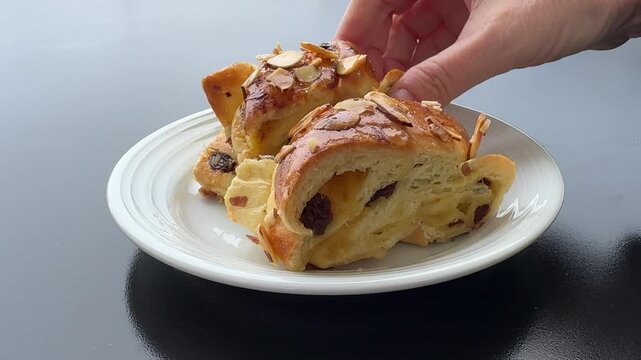 Eating a Piece of Apple Strudel