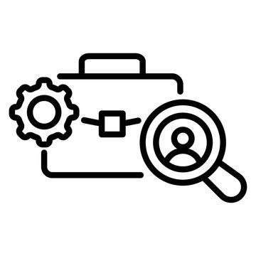 employability outline icon