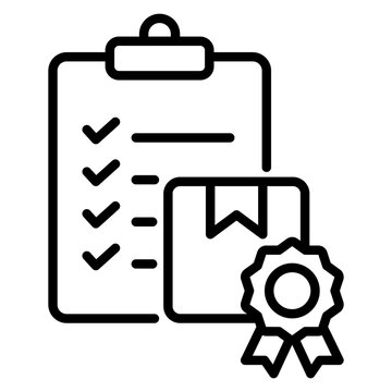critical to quality outline icon