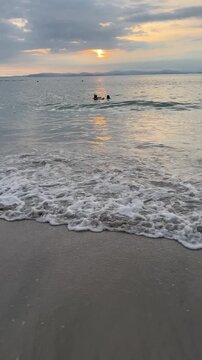 Beach in Garabito Costa Rica at Sunset