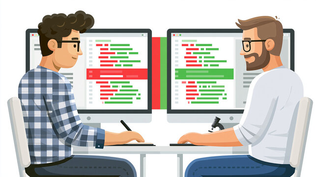 Collaborative Programming: Teamwork and Innovation in a Modern Software Development Workspace