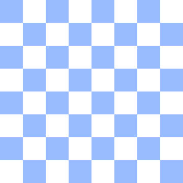 Seamless Blue Checkerboard Pattern