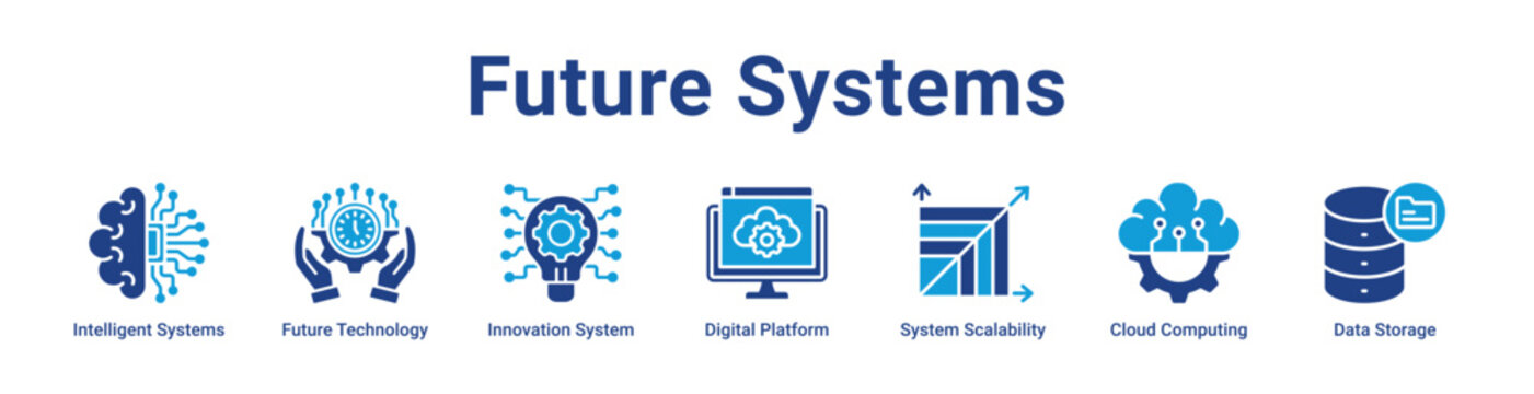 Future Systems Web Icon Banner and Collection