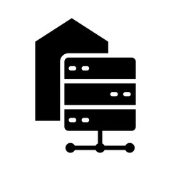 Proxy Server Icon - Solid Black © anilofex