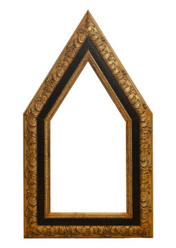 vintage wooden picture frame