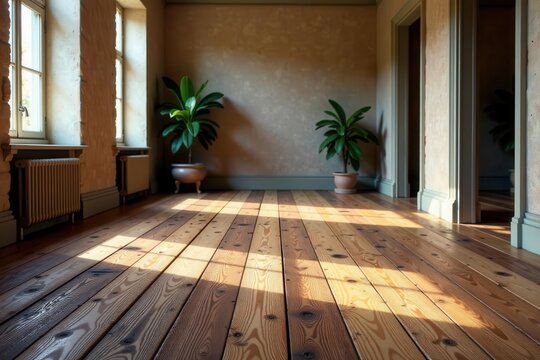 Old wooden parquet floor, light and bright, long seamless pattern , light, seamless, texture