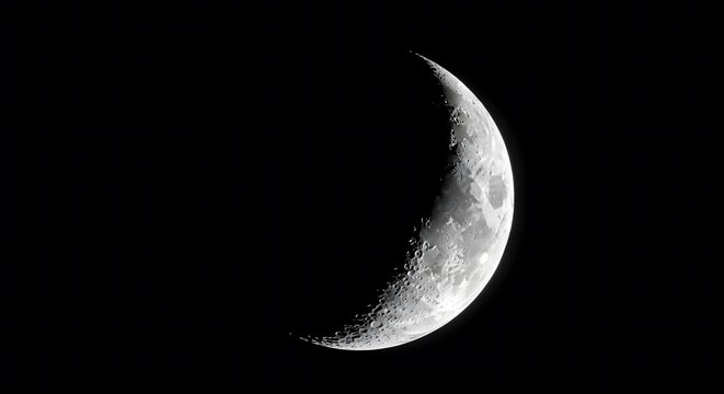 Eid mubarak concept half moon symbolism for islamic eid day and festival celebrations