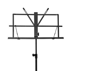 Fototapeta premium Music stand on a white background