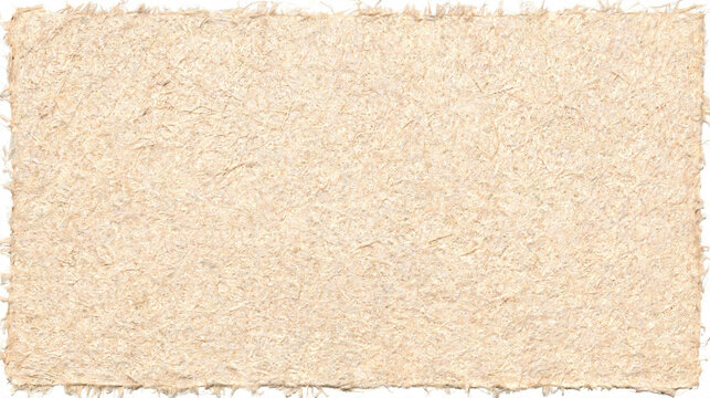 Handmade textured paper background with deckle edges, vintage parchment, natural fiber surface, rustic craft sheet, old beige stationery, organic material, diy, arts, crafts, texture.