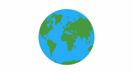 Fototapeta premium Earth Planet Globe Illustration.
