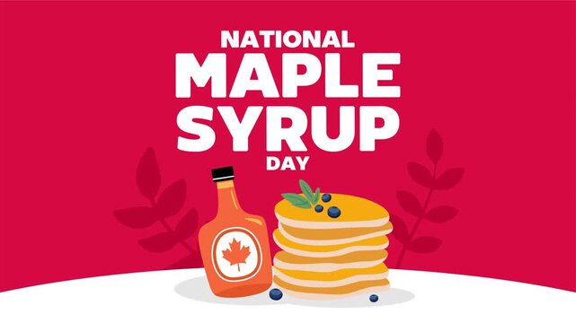 National Maple Syrup Day with delicious maple syrup
