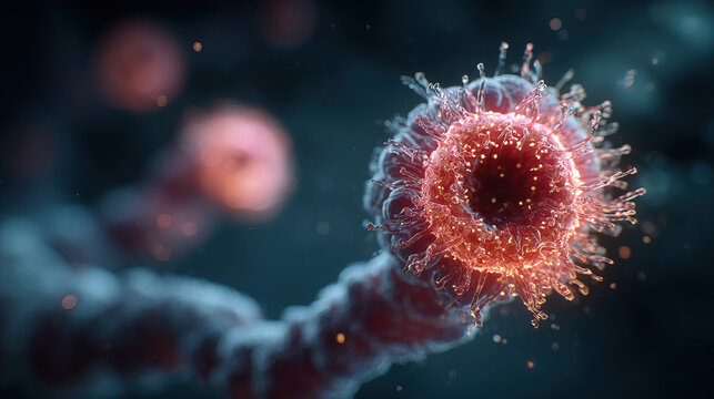 bacteria and microscope