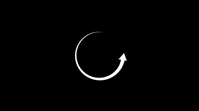 Circle Loading icon. Refresh, reload arrow icon symbol sign.