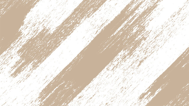 Brown and white abstract brush stroke pattern texture background design element