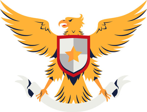 Garuda Pancasila For Hari Pahlawan Day Illustration