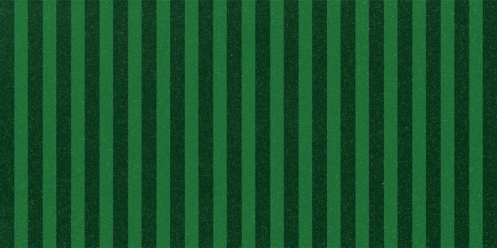 Green grass seamless texture on striped sport field. Astro turf pattern. Carpet or lawn top view. Vector background. Baseball, soccer, football or golf game.