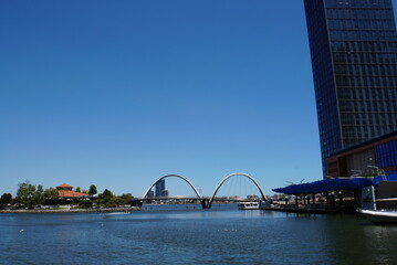 Obraz premium Landscape of Elizabeth Quay of Perth - Western Australia