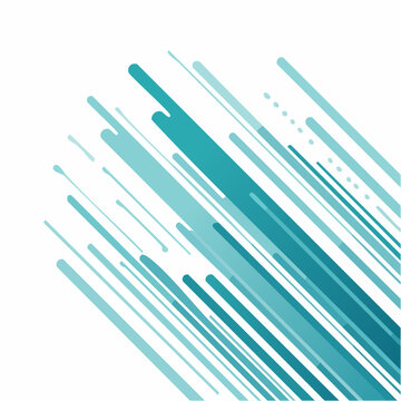 Abstract Blue and Teal Diagonal Lines Background