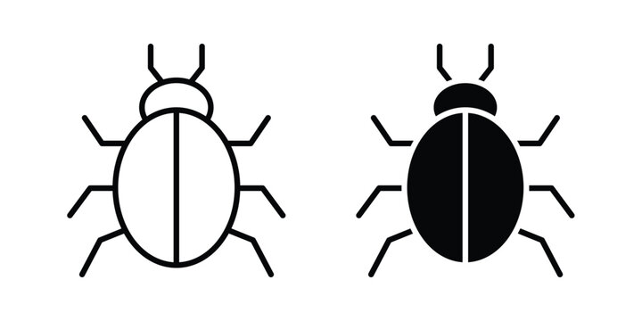 Bedbug icon Illustration set Eps10