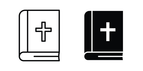 Obraz premium Bible icon Illustration set Eps10