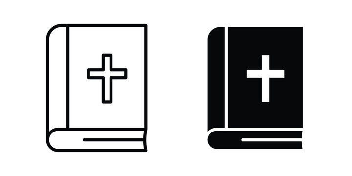 Bible icon Illustration set Eps10