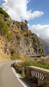 Amalfi Coast, Mediterranean Sea, Italy.