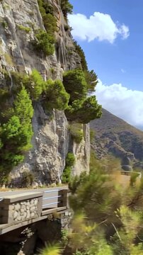 Amalfi Coast, Mediterranean Sea, Italy.