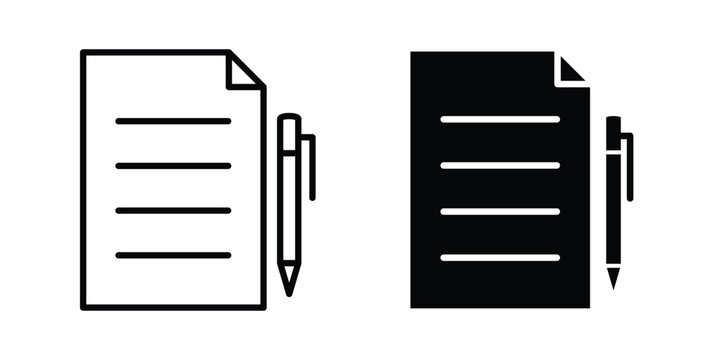 Wills and trusts icon Illustration set Eps10