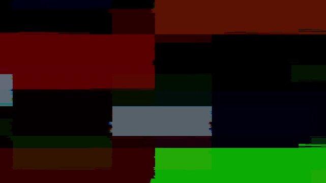 Glitch static television VFX. Visual video effects stripes background, CRT tv screen no signal glitch effect