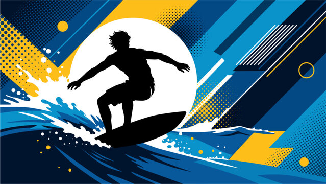 surfing wallpaper.eps